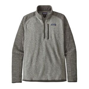 Patagonia Men’s Better Sweater 1/4 Zip Nickel w/ Forge Grey Size Large